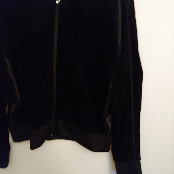Juicy Couture Velour All Over Glitter Sparkle Full Zip Jacket Y2k Staple L - Picture 5 of 14
